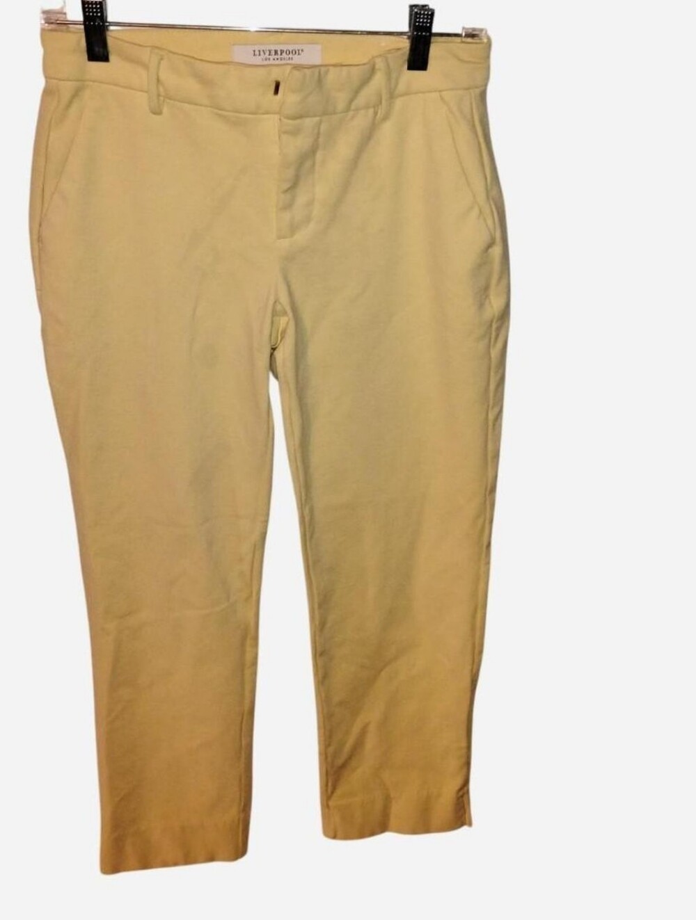 Liverpool Los Angeles Light Yellow Ankle Pants Size 2/26